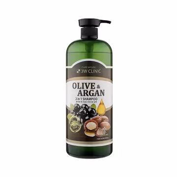 3W Clinic Olive and Argan 2 IN 1 Shampoo 1500ml