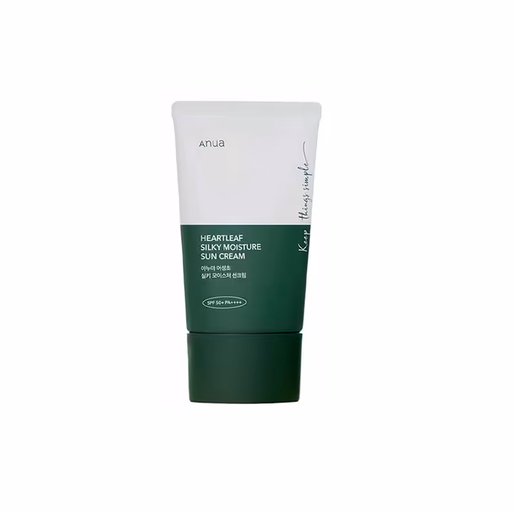 ANUA Heartleaf Silky Moisture Sunscreen 50ml