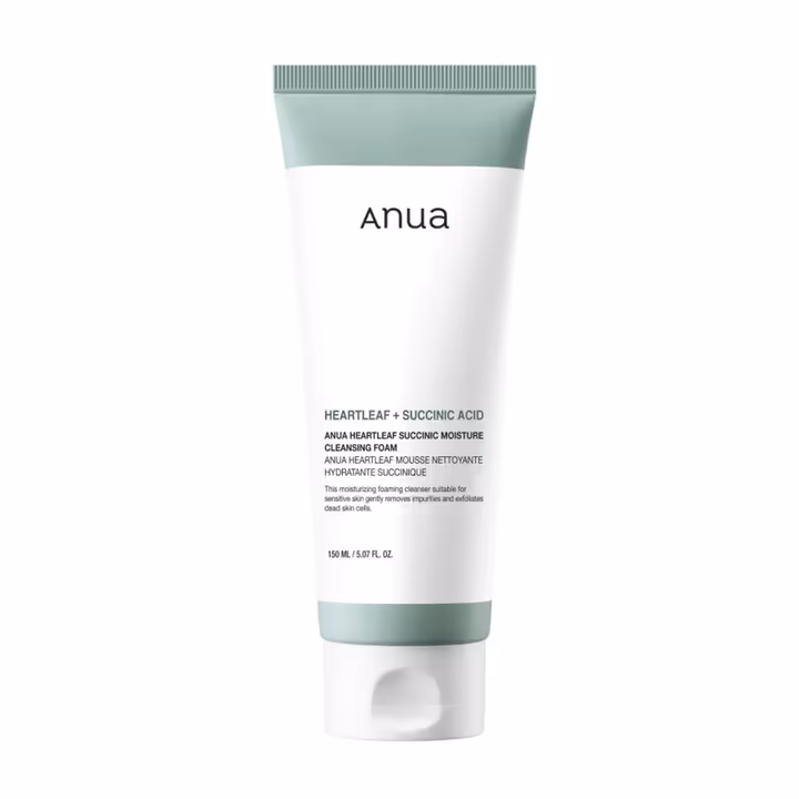 ANUA Heartleaf Succinic Moisture Cleansing Foam 150ml