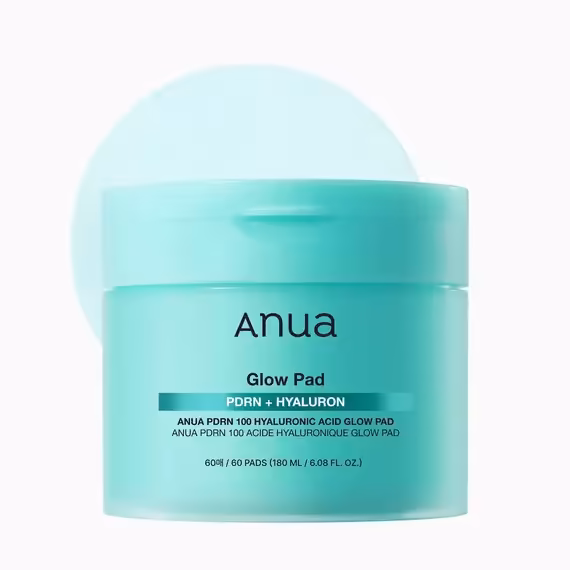 Anua PDRN 100 Hyaluronic Acid Glow Pad 60 Pads