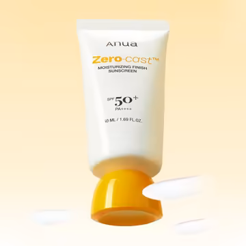 ANUA Zero-Cast Moisturizing Finish Sunscreen SPF 50 50ml