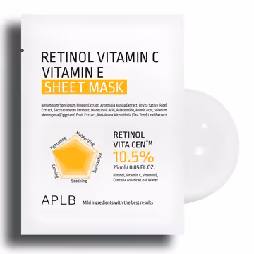 APLB Retinol Vitamin C Vitamin E Sheet Mask 25ml