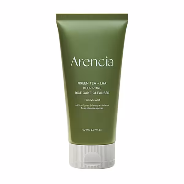 Arencia Green Tea LHA Rice Cake Cleanser 150g | Deep Pore Cleanser
