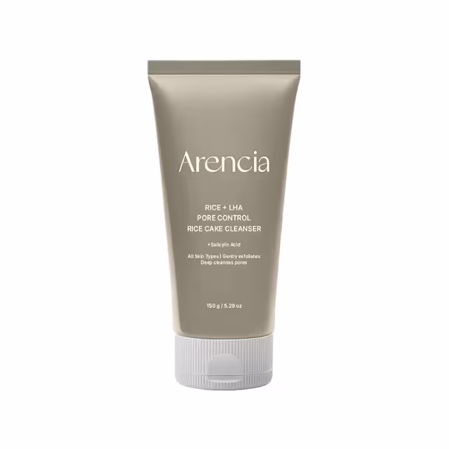 ARENCIA Rice + LHA Pore Control Rice Cake Cleanser 150g