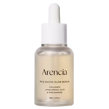 Arencia Rice Mucin Glow Serum 30ml | Hydrating Brightening Korean Serum