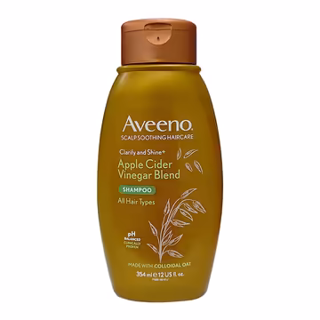 Aveeno Clarify And Shine + Apple Cider Vinegar Blend Shampoo 354ml