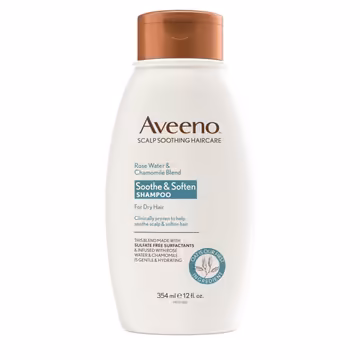 Aveeno Rose Water & Chamomile Blend Soothe and Soften Shampoo 300 ml