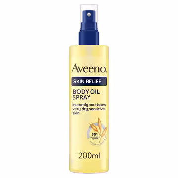 Aveeno Skin Relief Body Oil Spray For Very Dry Sensitive Skin 200ml