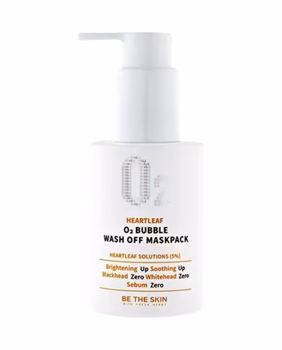 Be The Skin Heartleaf O2 Bubble wash off maskpack 120g