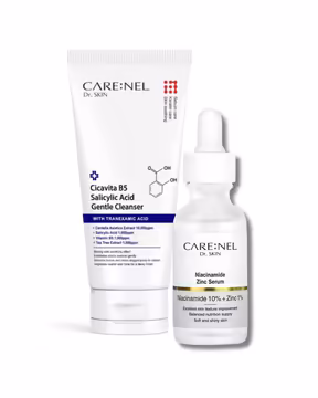 Care:Nel Cicavita B5 Salicylic Acid Gentle Cleanser & Niacinamide Zinc Serum Combo