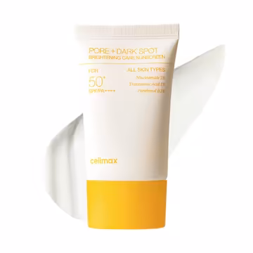 Celimax Brightening Pore + Dark Spot Sunscreen SPF50+ PA++++ 50ml | Tone-Up & Pore Care Sunscreen