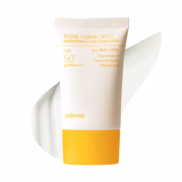 Celimax Brightening Pore + Dark Spot Sunscreen SPF50+ PA++++ 50ml | Tone-Up & Pore Care Sunscreen