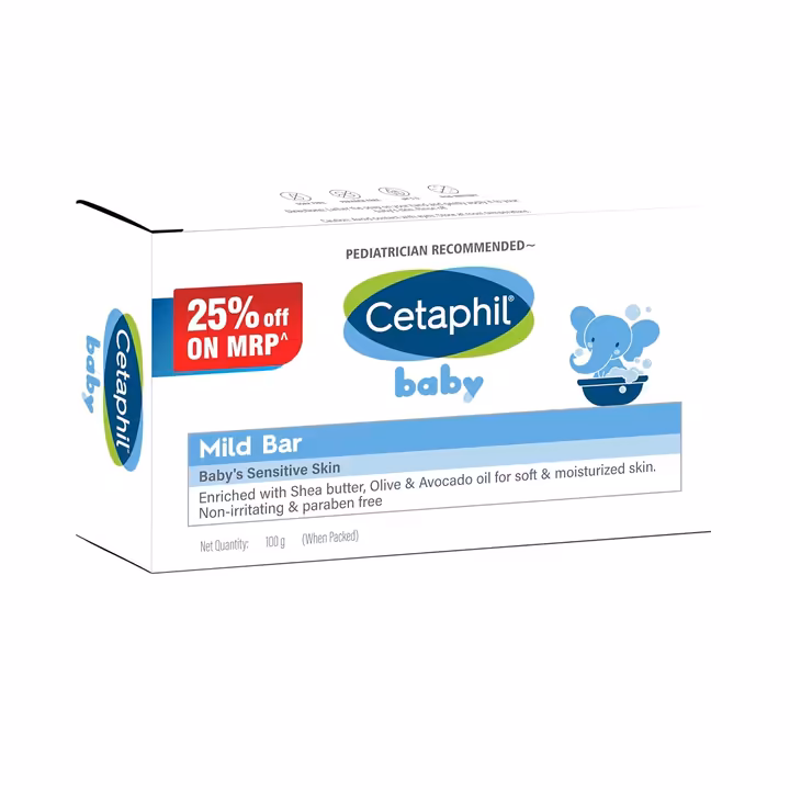 Cetaphil Baby Mild Bar for Babys Senstive Skin 100g