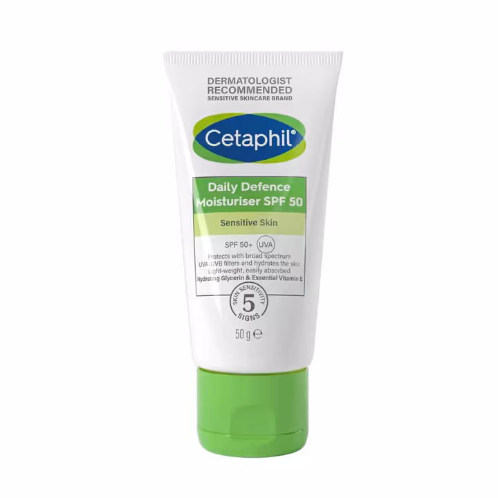 Cetaphil Daily Defence Face Moisturiser with SPF 50+ 50g