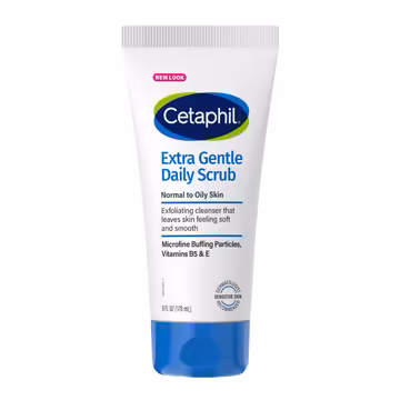 Cetaphil Extra Gentle Daily Scrub Combination Oily Sensitive Skin 178ml