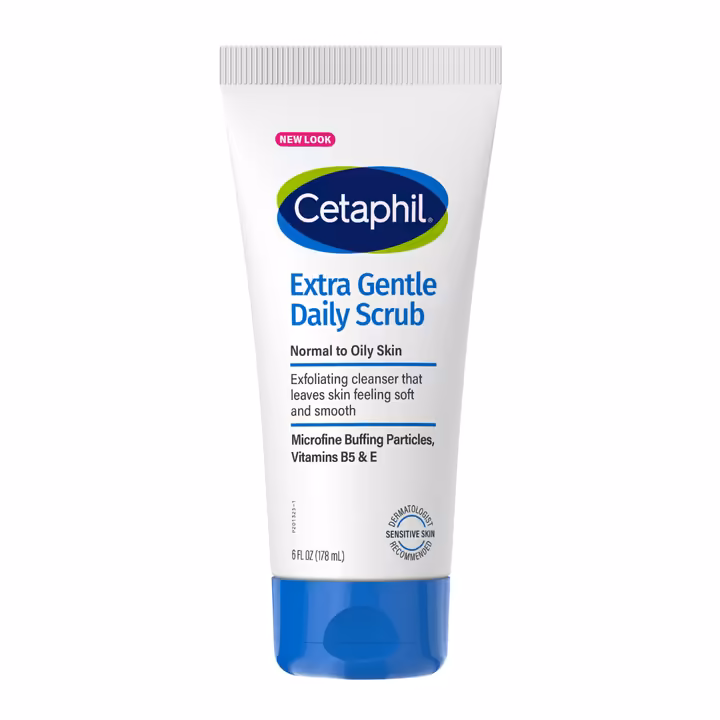 Cetaphil Extra Gentle Daily Scrub Combination Oily Sensitive Skin 178ml
