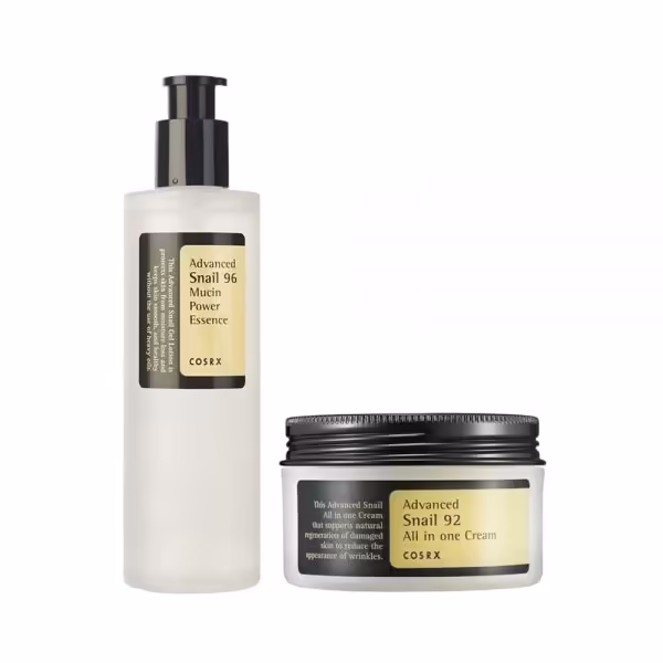 Cosrx advance snail essence + snail cream combo