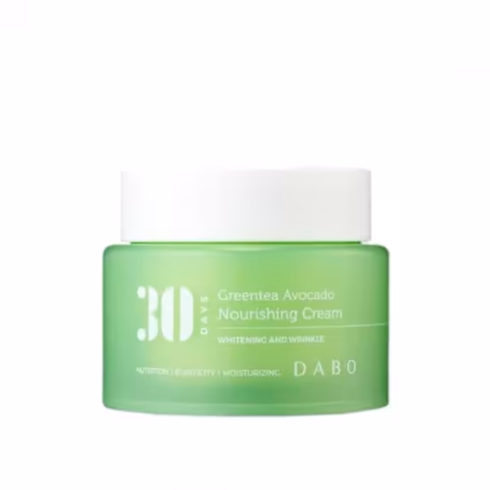 Dabo 30 Days Green Tea Avocado Nourishing Cream 100ml – Deep Hydration & Antioxidant Care