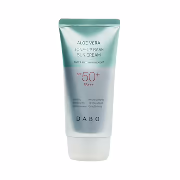 Dabo Aloe Vera Tone-Up Base Sun Cream 70ml – SPF Protection & Brightening