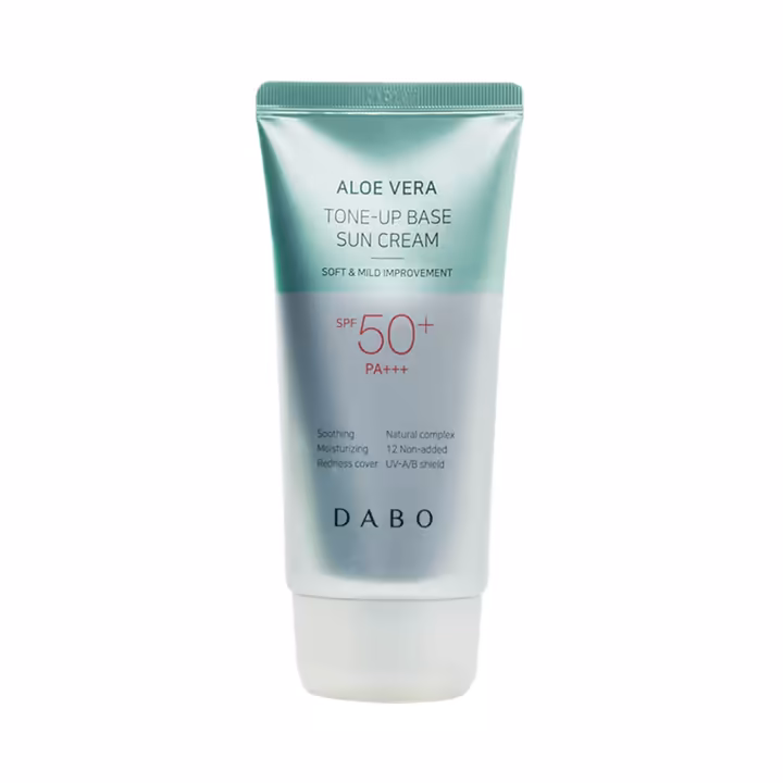 Dabo Aloe Vera Tone-Up Base Sun Cream 70ml – SPF Protection & Brightening