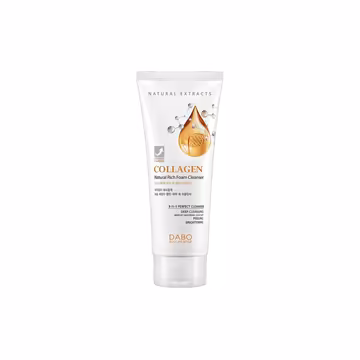 Dabo Collagen Natural Rich Foam Cleanser 180ml – Deep Cleansing & Firming Care