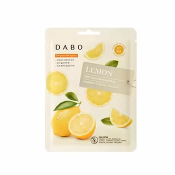 Dabo Lemon First Solution Mask Pack 23g | Brightening & Hydrating Sheet Mask