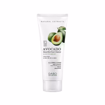 Dabo Natural Rich Foam Cleanser Avocado 180 ml – Hydrating Avocado Foam Wash