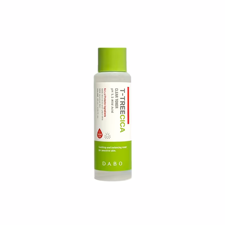 Dabo T-Tree Cica Clear Toner 125ml – Soothing, Hydrating Toner for Acne & Sensitive Skin