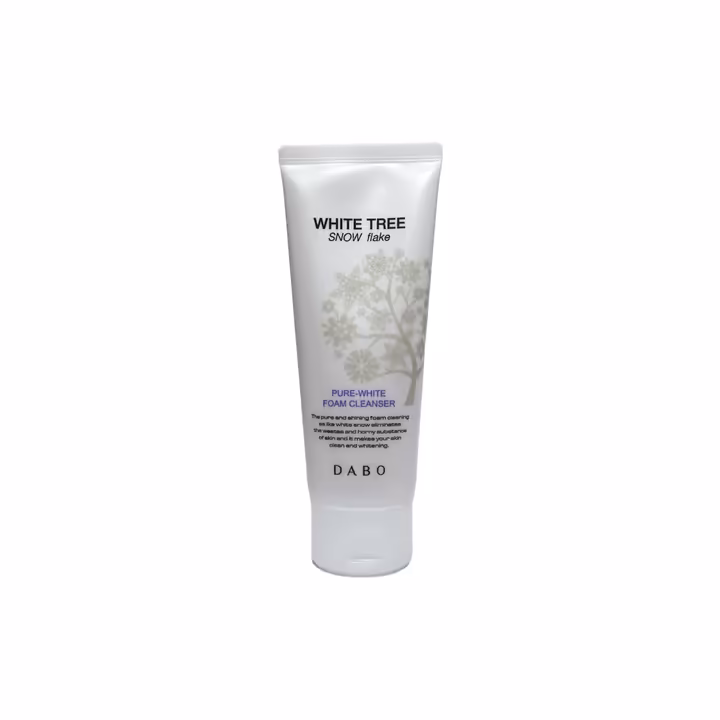 Dabo White Tree Snow Flake Pure White Foam Cleanser 150 ml – Brightening Facial Cleanser