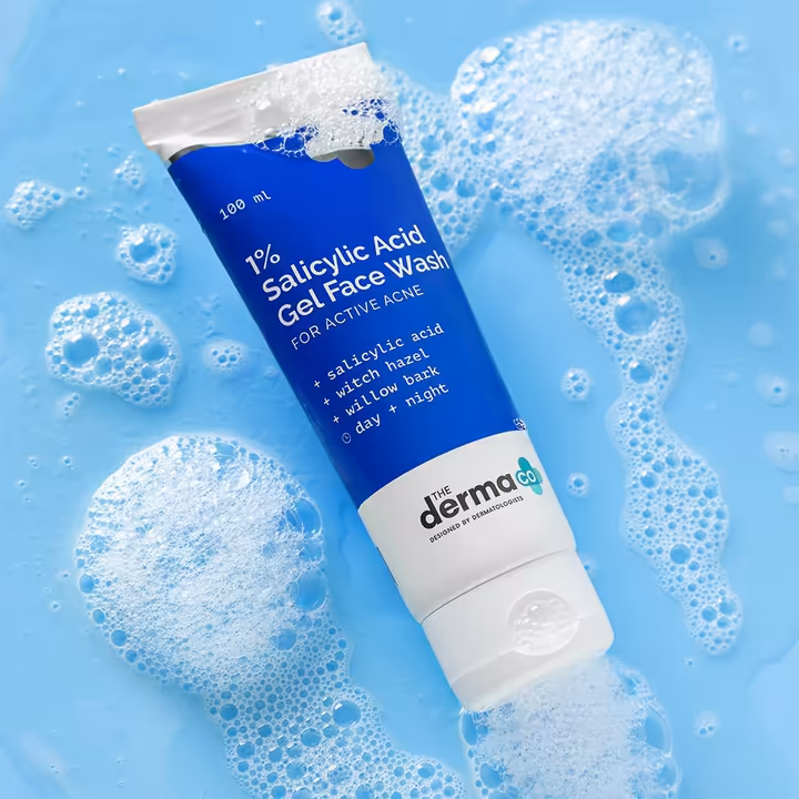 Derma Co 1% Salicylic Acid Gel Face Wash with Salicylic Acid 100ml