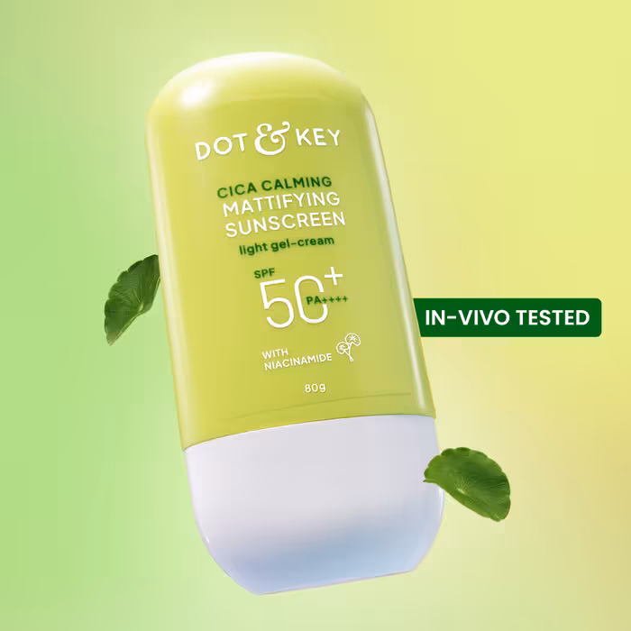 Dot & Key CICA Calming Mattifying Sunscreen SPF 50 PA++++ 80gm