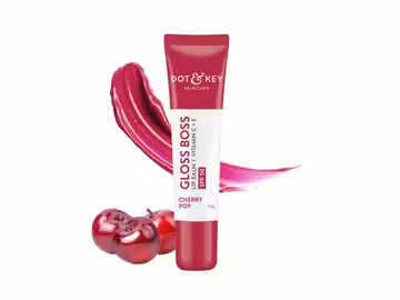 Dot & Key Gloss Boss Tinted Lip Balm SPF 50 I Vitamin C + E I Cherry Pop