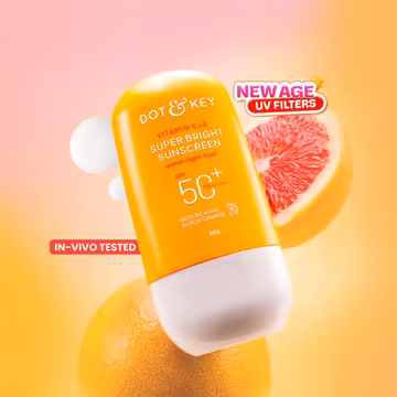 Dot & Key Vitamin C plus E Super Bright Sunscreen SPF 50+ 80g