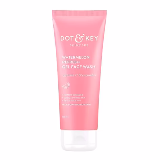 Dot & Key Watermelon Refresh Gel Face Wash For Oily Skin 100ml
