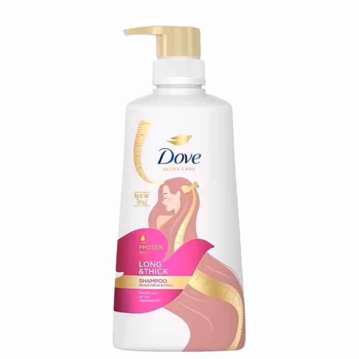 Dove Ultra Care Long & Thick Shampoo 410ml
