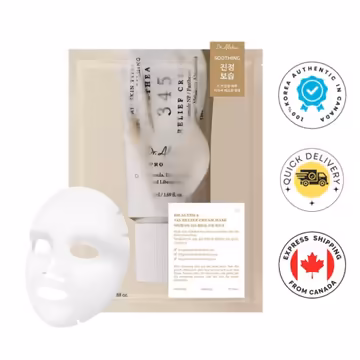 Dr. Althea 345 Relief Cream Mask Set (25 g × 4) — Soothing Hydrating Sheet Masks for Sensitive Skin