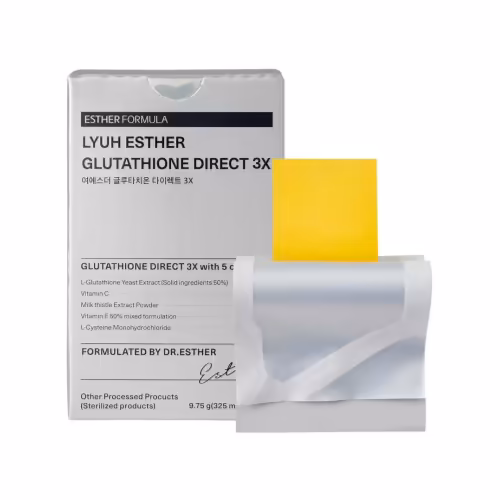 ESTHER FORMULA Glutathione Direct 3X 9.75g (325mg x 30 sheets)