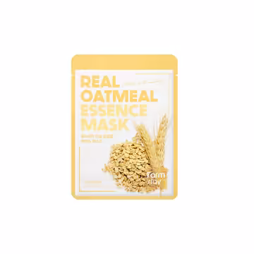 FARM STAY Real Oatmeal Essence Mask 23ml – Soothing & Hydrating Sheet Mask