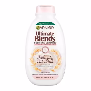 Garnier Ultimate Blends Rice Cream & Organic Oat Milk Soothing Shampoo 400ml