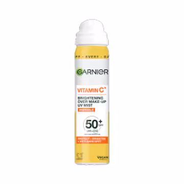 Garnier Vitamin C Brightening Over Make-up UV Mist Invisible with SPF 50+ and Vitamin C 75ml