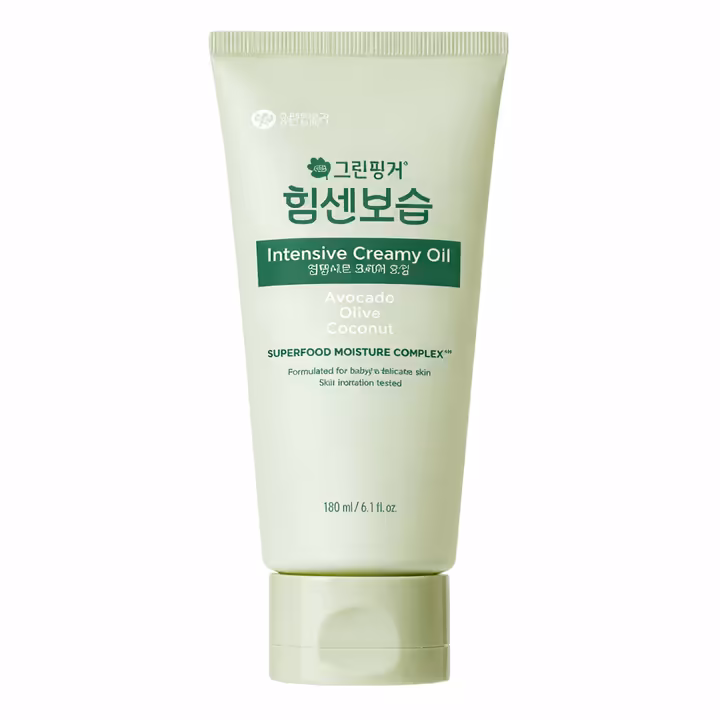 Green Finger Intensive Creamy Oil 180ml – Deep Moisturizing Baby Oil