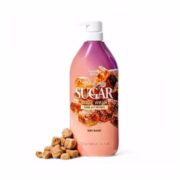 Happy Bath Brown Sugar Body Wash 750g – Exfoliating & Moisturizing Shower Gel