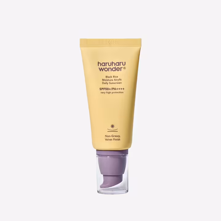 HaruHaru Wonder Black Rice Moisture Airyfit Daily Sunscreen SPF50+ PA++++ 50ml