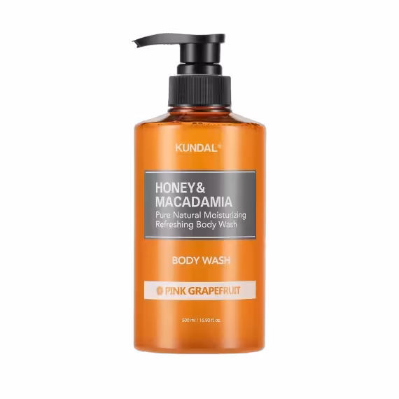Honey & Macadamia Body Wash (Pink Grapefruit)-500ml