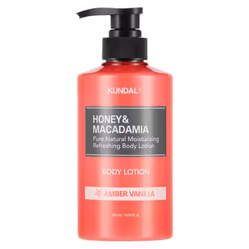 Honey & Macadamia Pure Body Lotion Amber Vanilla – Deep Moisturizing Body Lotion 500ml