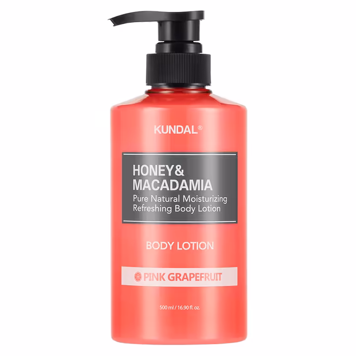Honey & Macadamia Pure Body Lotion Pink Grapefruit – Deep Moisturizing Body Lotion 500ml