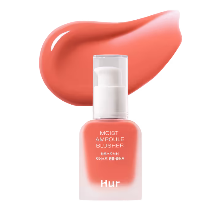 House of Hur Moist Ampoule Blusher 05 Peach Coral 20 ml – Hydrating Liquid Blush for Dewy Glow