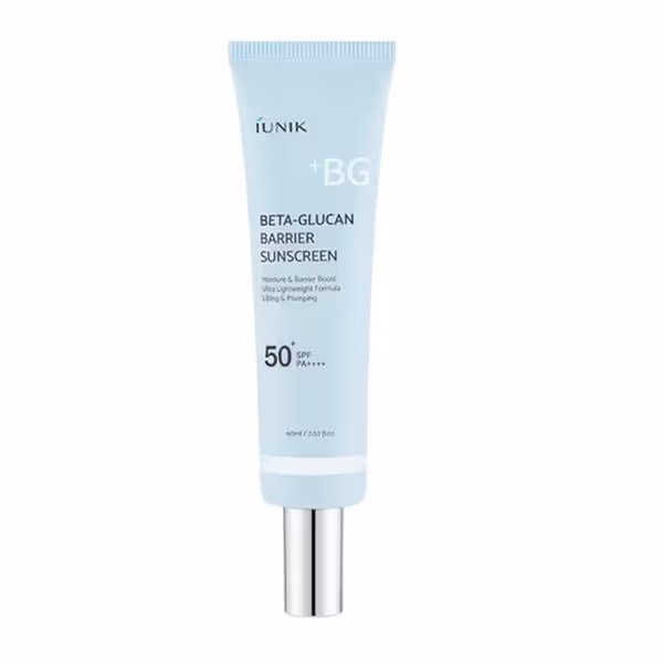 iUNIK Beta Glucan Barrier Sunscreen 60ml – SPF50+ PA++++ Hydrating Sun Protection