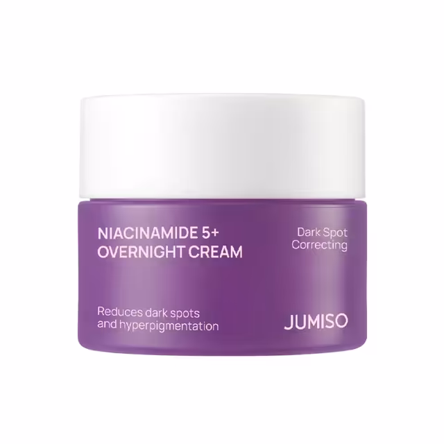 Jumiso Niacinamide 5+ Overnight Cream 50ml – Brightening Night Moisturizer for Dark Spots & Hydration
