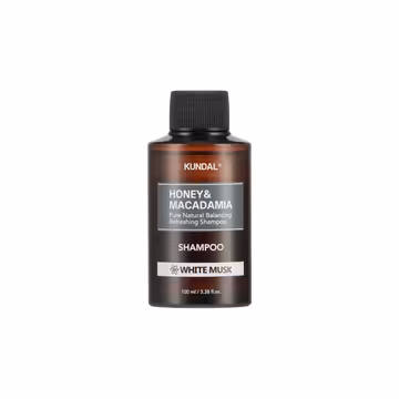 KUNDAL Honey & Macadamia Nature Shampoo White Musk 100ml – Nourishing Travel Size